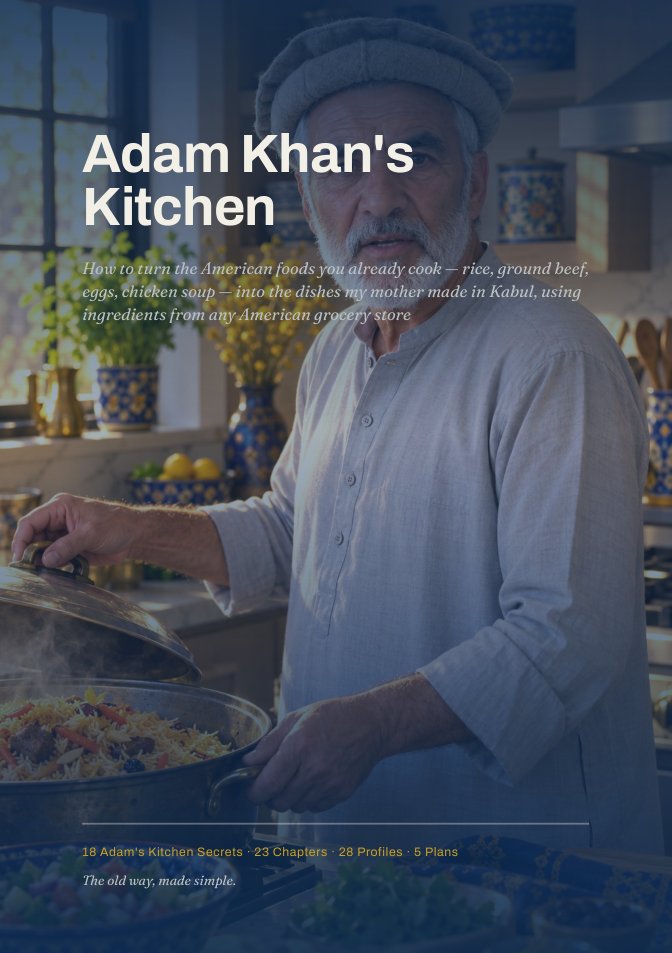 Adam Khan's Kitchen — book cover